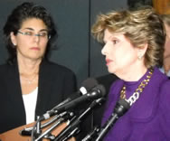 Rene Sandler and Gloria Allred